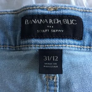 Banana republic light wash jeans